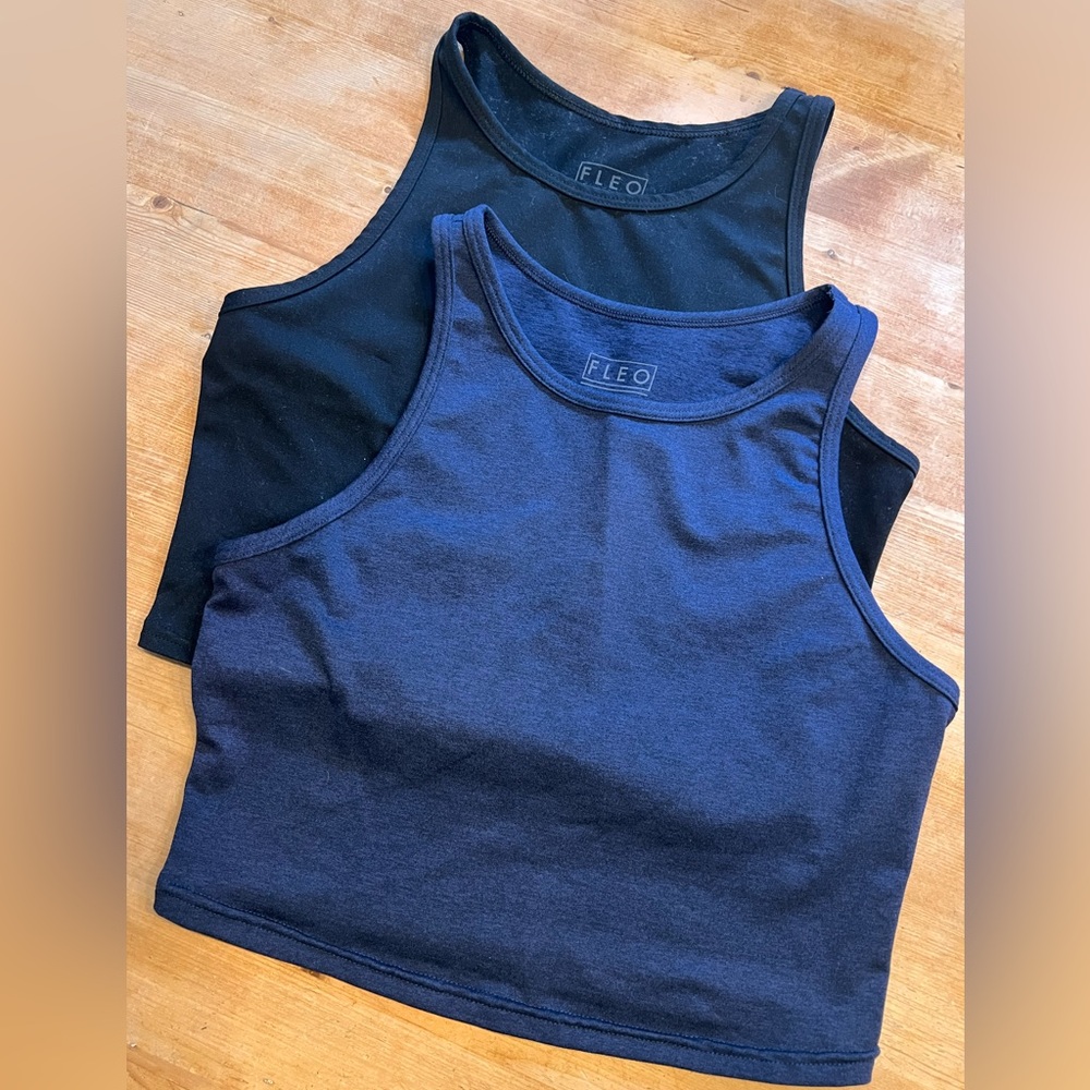 Fleo Tempo Copped Tanks